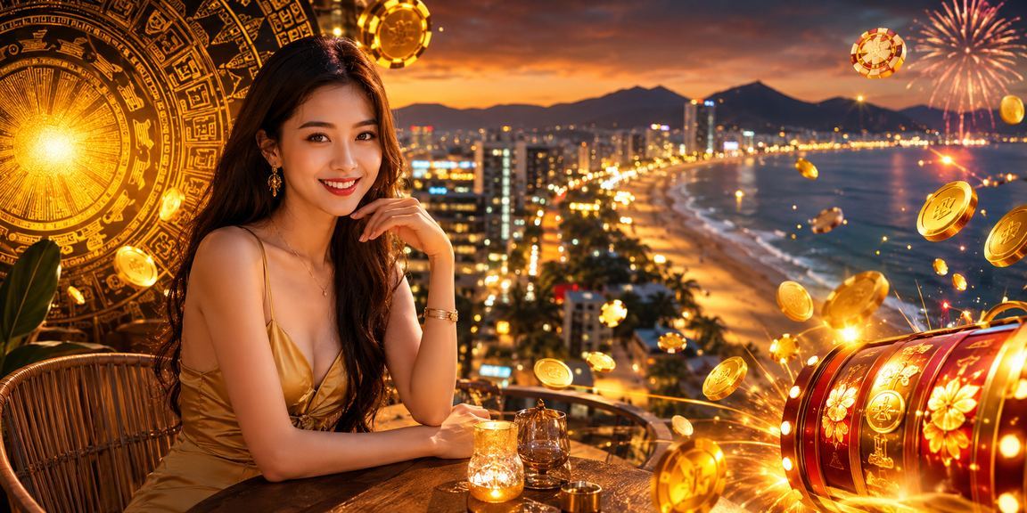 Người dùng Đà Nẵng xem ưu đãi slot trên điện thoại trong quán cà phê